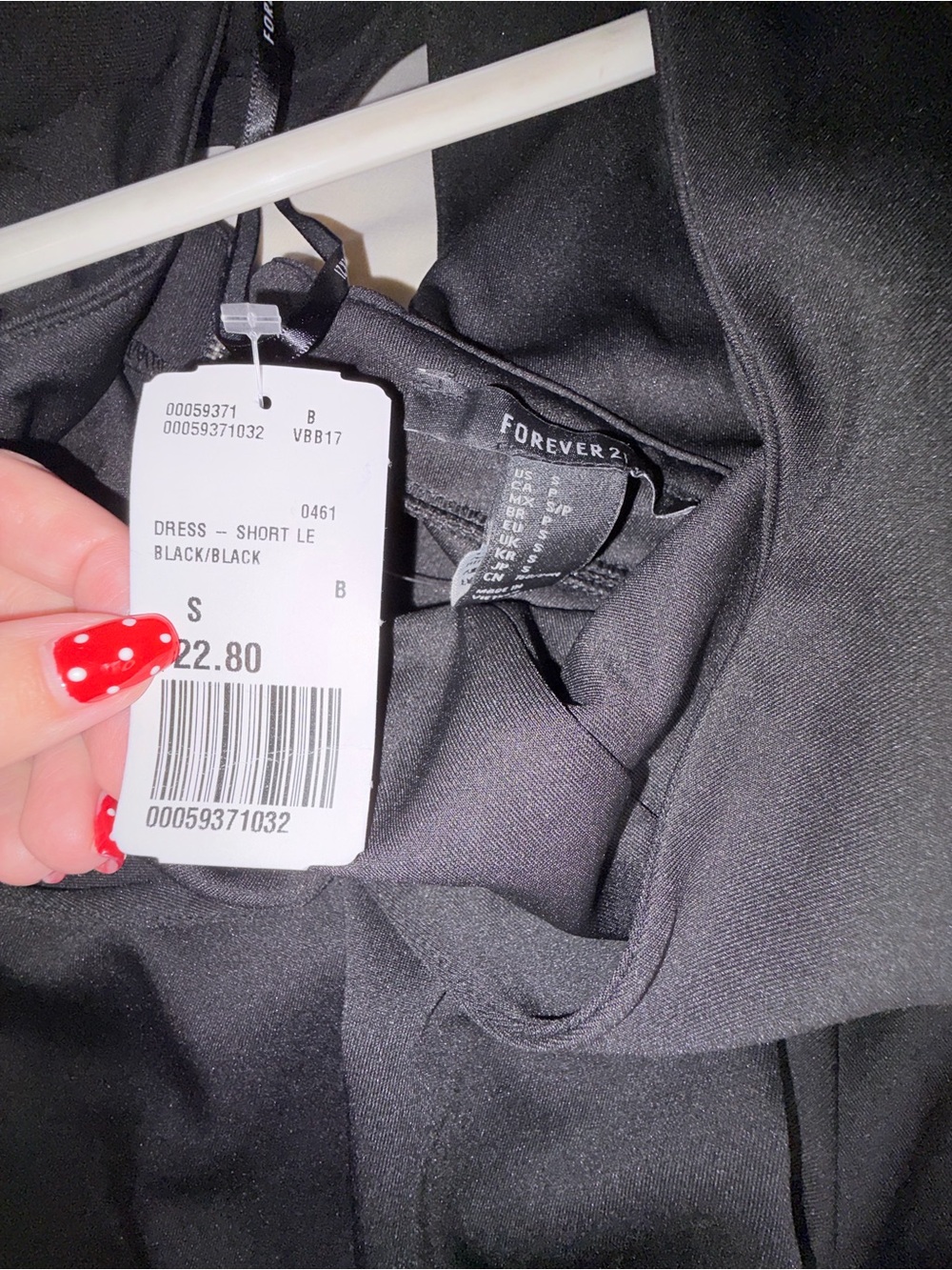 New with Tags Forever 21 Black Fit & Flare Mini Dress - Picture 6 of 7